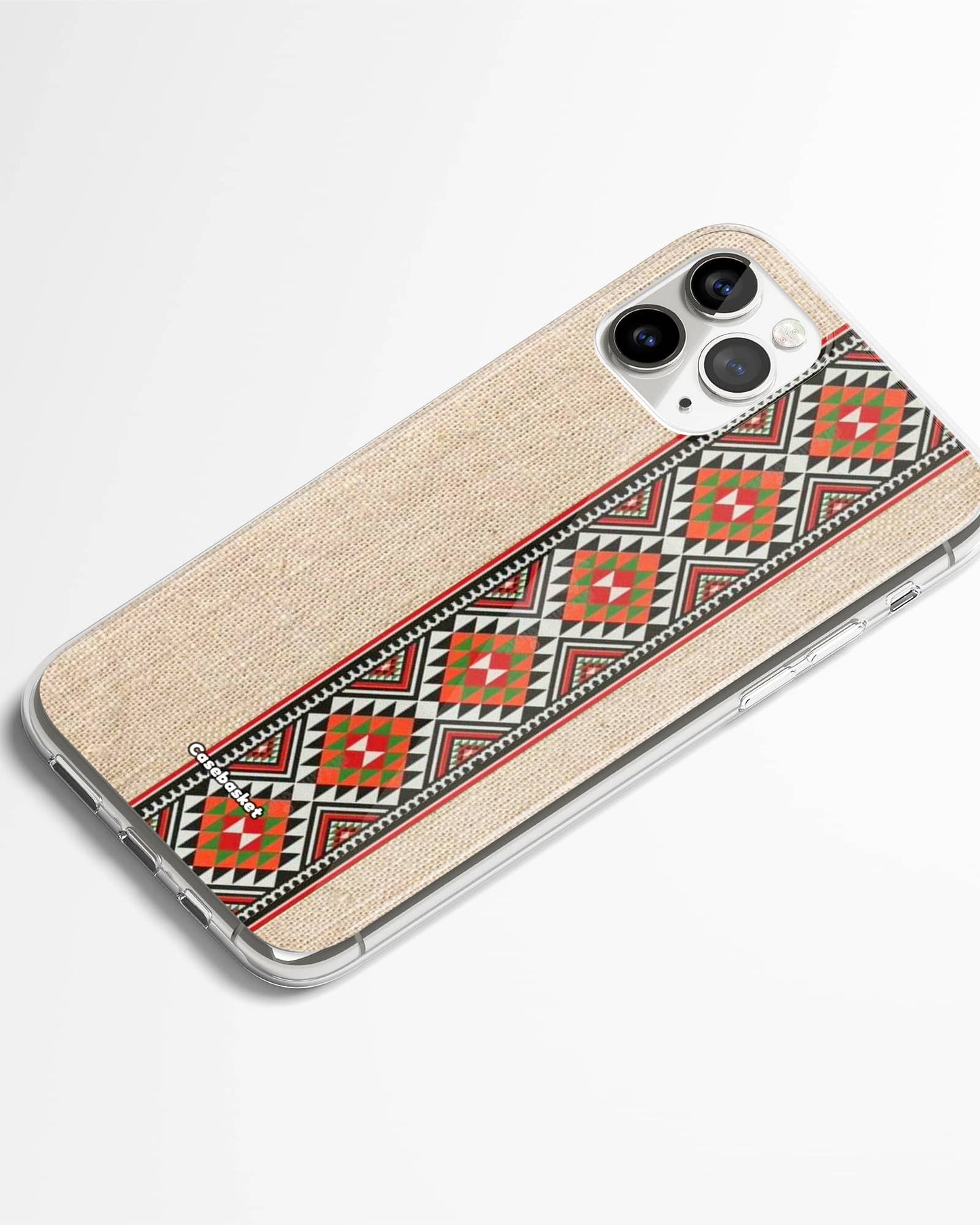 Folk Jute Phone Cover