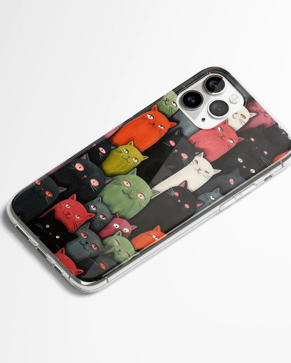 Purrfect Crowd Phone Cover