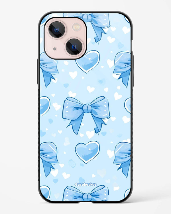 BlueBow Hearts Glossy Phone Cover
