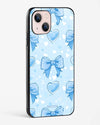 BlueBow Hearts Glossy Phone Cover