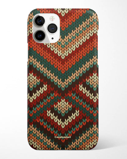 Woollen Knit Print Phone Cover