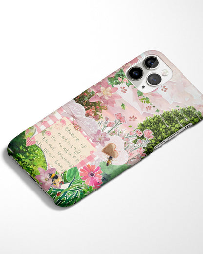 Pink Meadow Phone Cover
