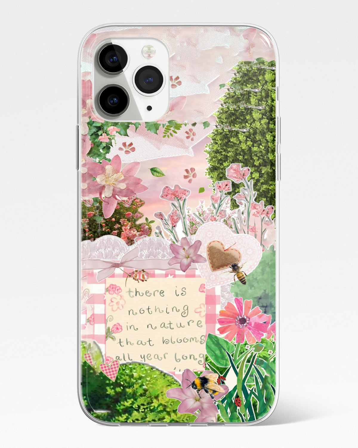 Pink Meadow Phone Cover