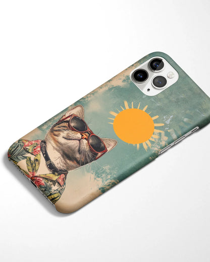 Sunny Vibes Cat Phone Cover