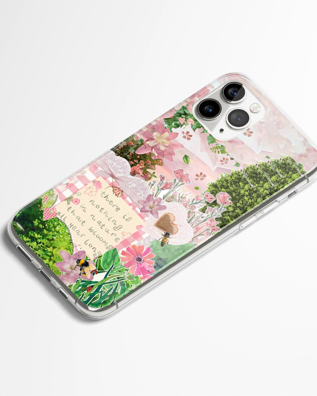 Pink Meadow Phone Cover