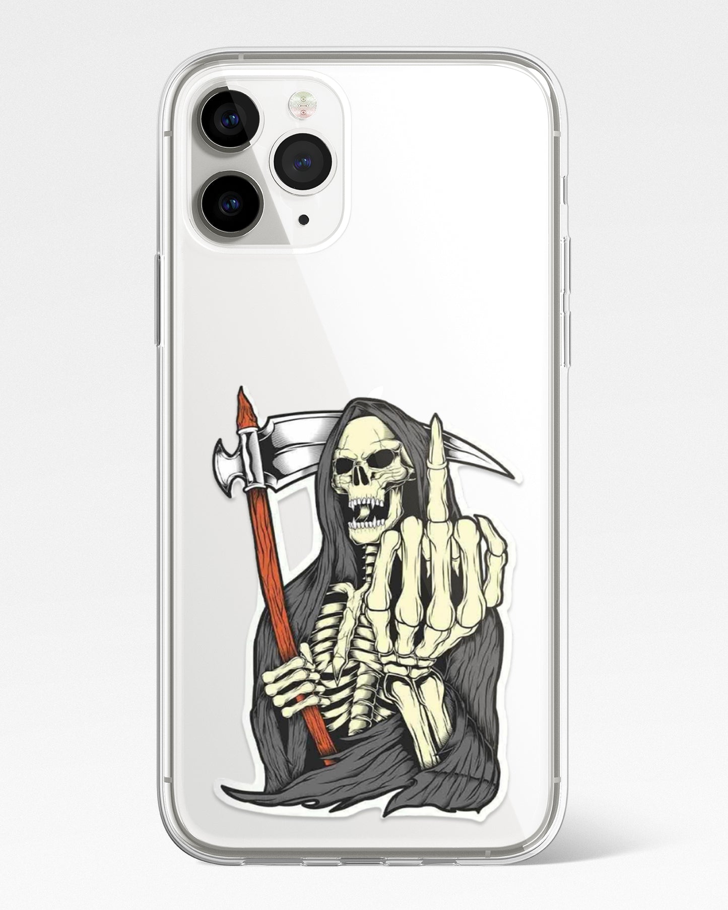 Final Warning Transparent Phone Cover
