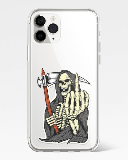 Final Warning Transparent Phone Cover