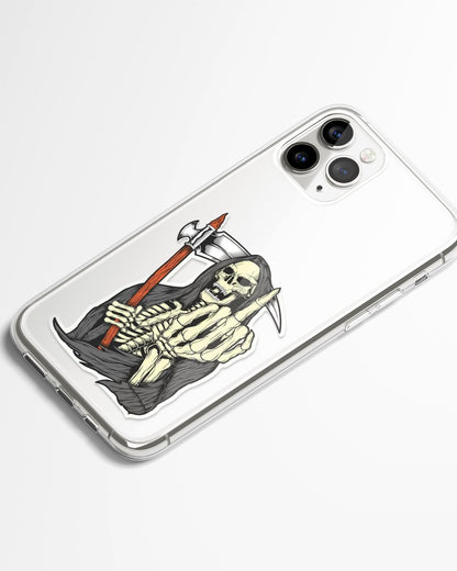 Final Warning Transparent Phone Cover