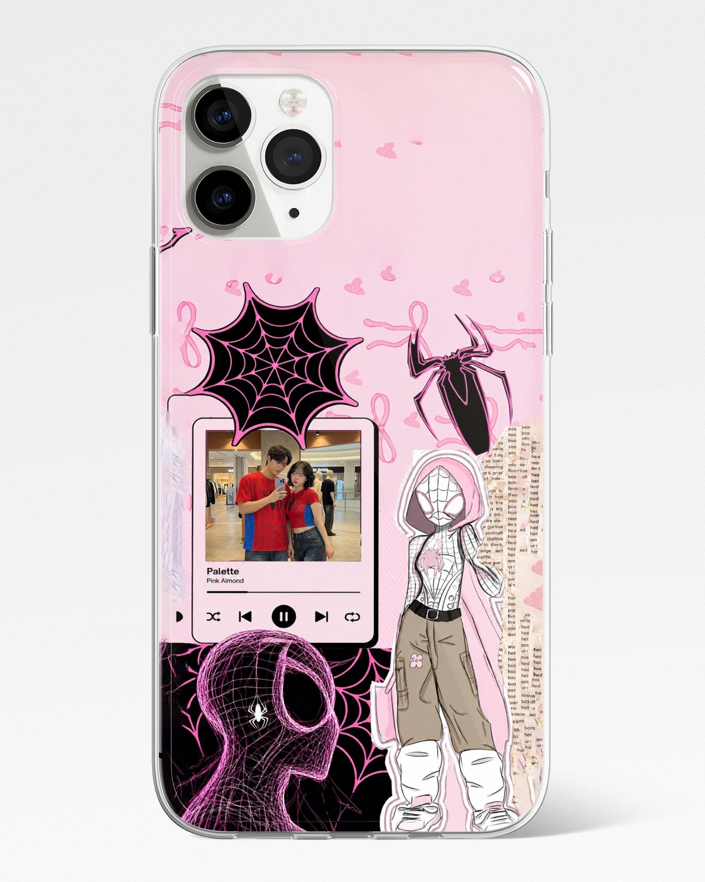 Pink Gwen Playlist Phone Cover