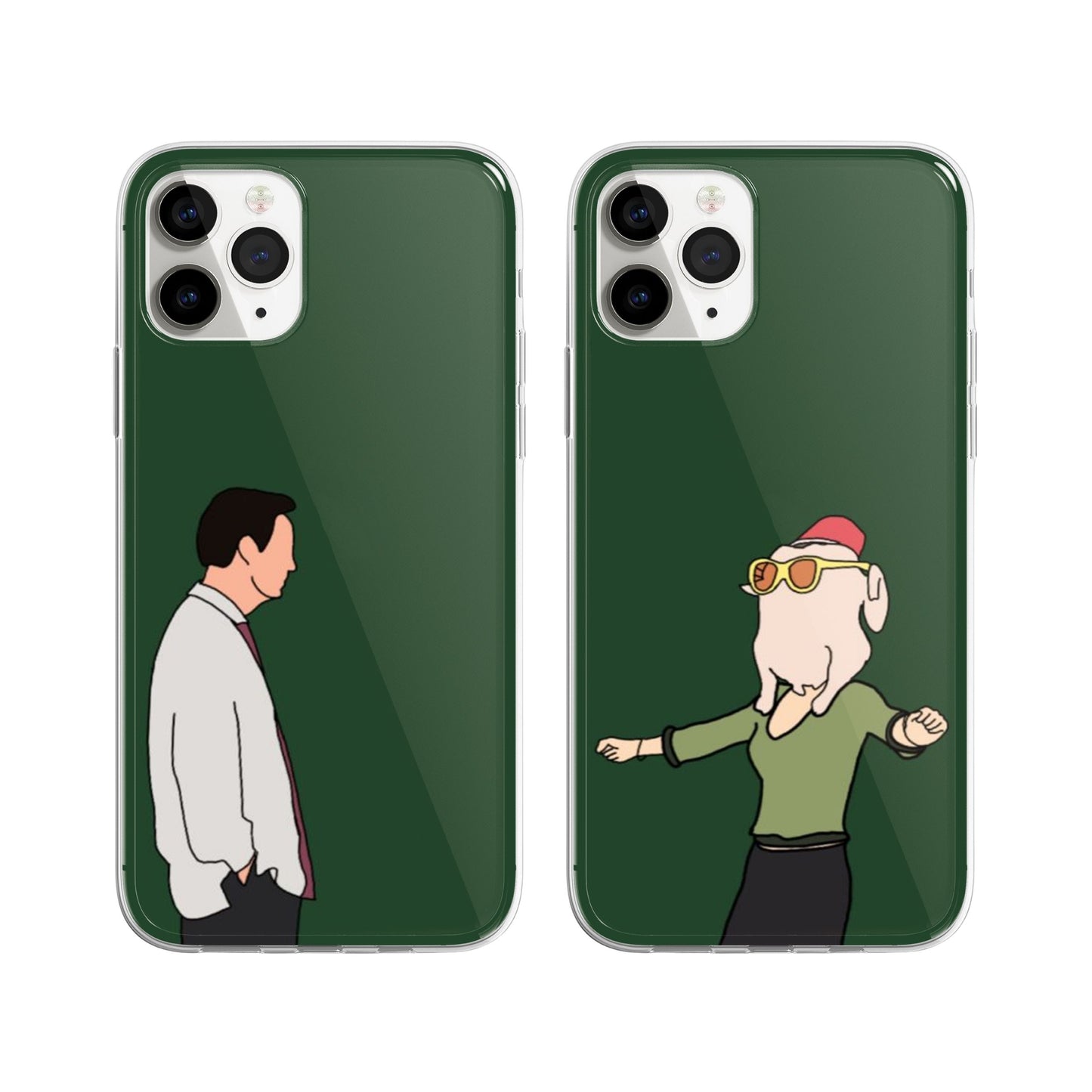 Chicken Dance Chaos Couple Phone Cover