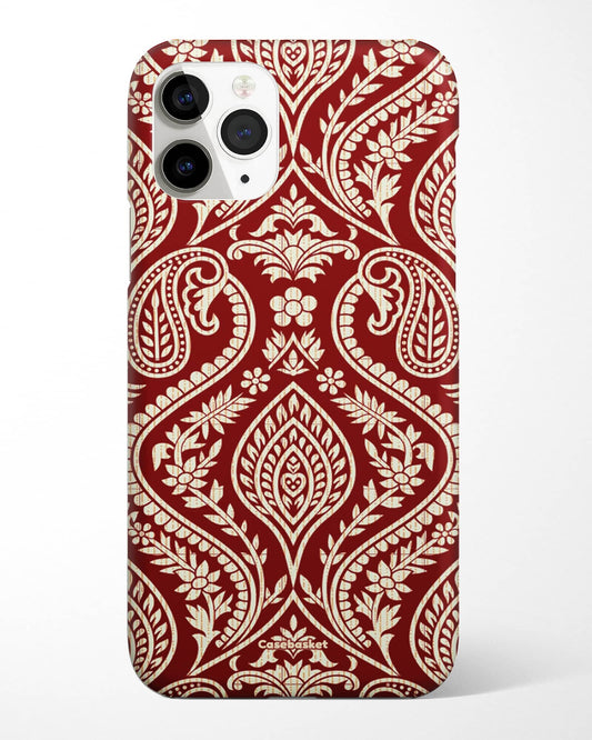 Maroon Floral Paisley Phone Cover