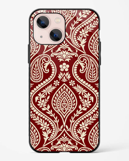 Maroon Floral Paisley Phone Cover