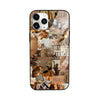 Brown Beauty Aesthetic Glossy Phone Cover