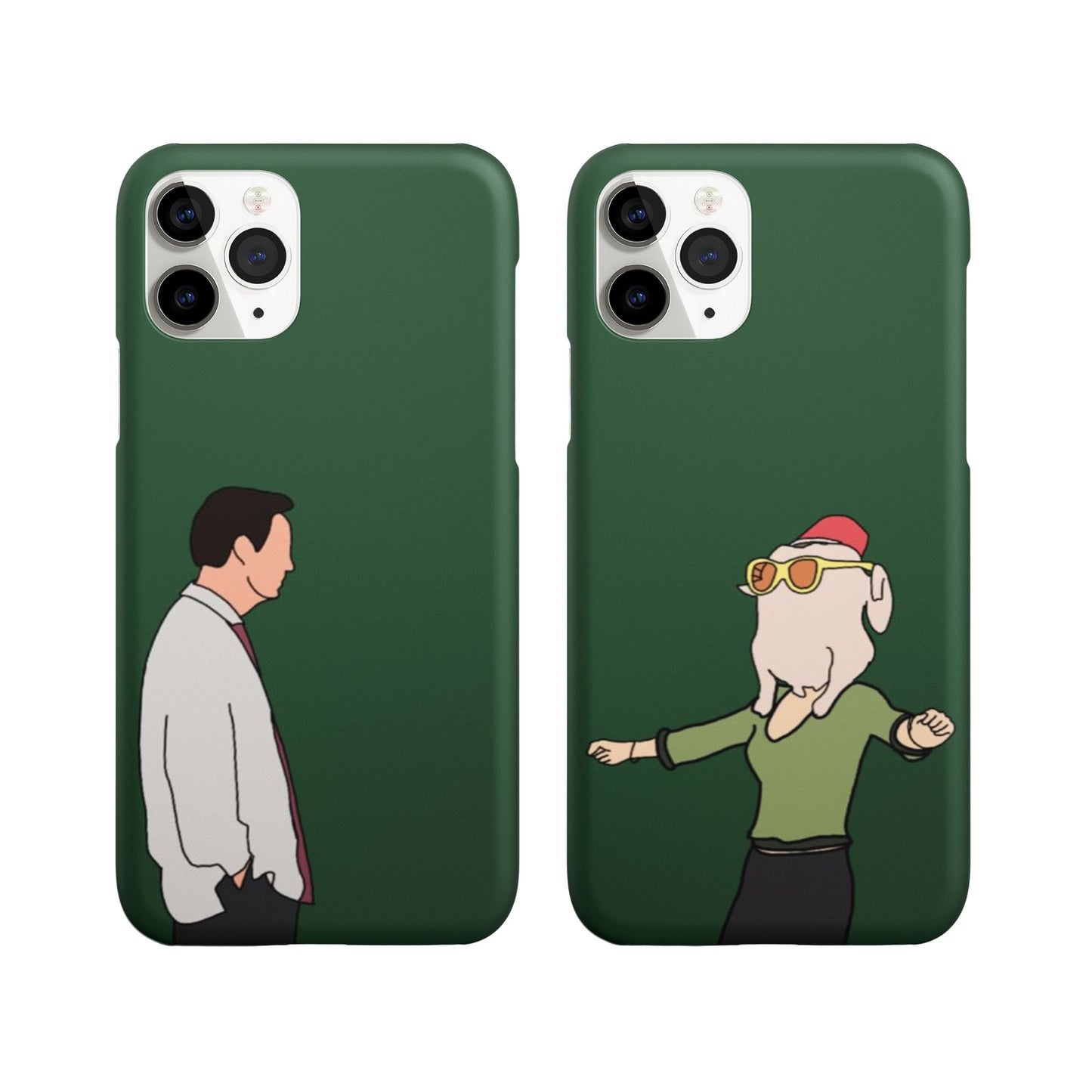 Chicken Dance Chaos Couple Phone Cover
