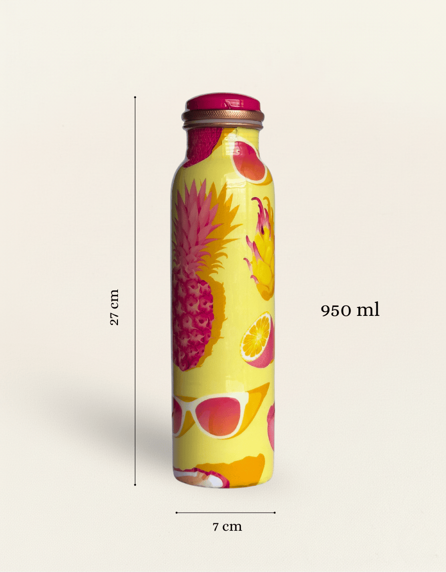 Summer Splash Copper Bottle