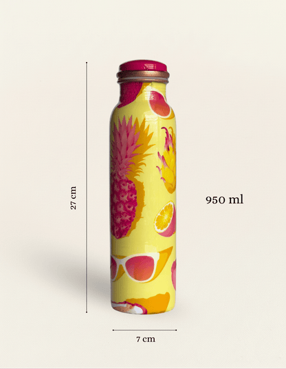 Summer Splash Copper Bottle