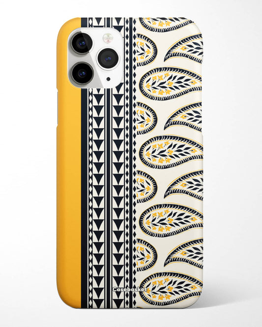 Mustard Paisley Print Phone Cover