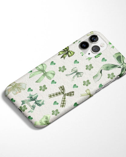 Lucky Green Ribbons Phone Cover