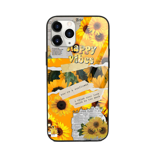 Happy Fields Aesthetic Glass Phone Cover