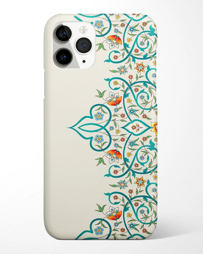Ivory Floral Edge Mandala Phone Cover
