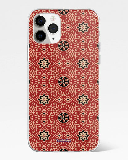 Ajrakh Star Print Phone Cover