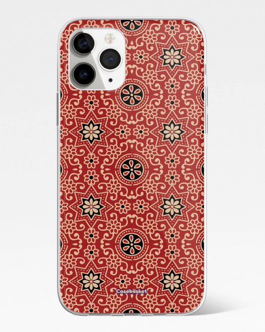 Ajrakh Star Print Phone Cover