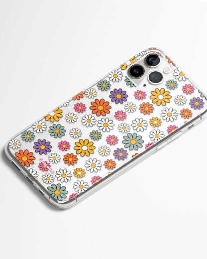 Y2K Flower Power Silicone Phone Cover