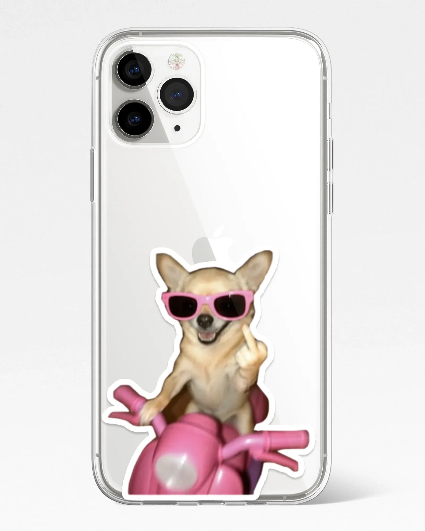 Savage Pup Ride Meme Transparent Phone Cover