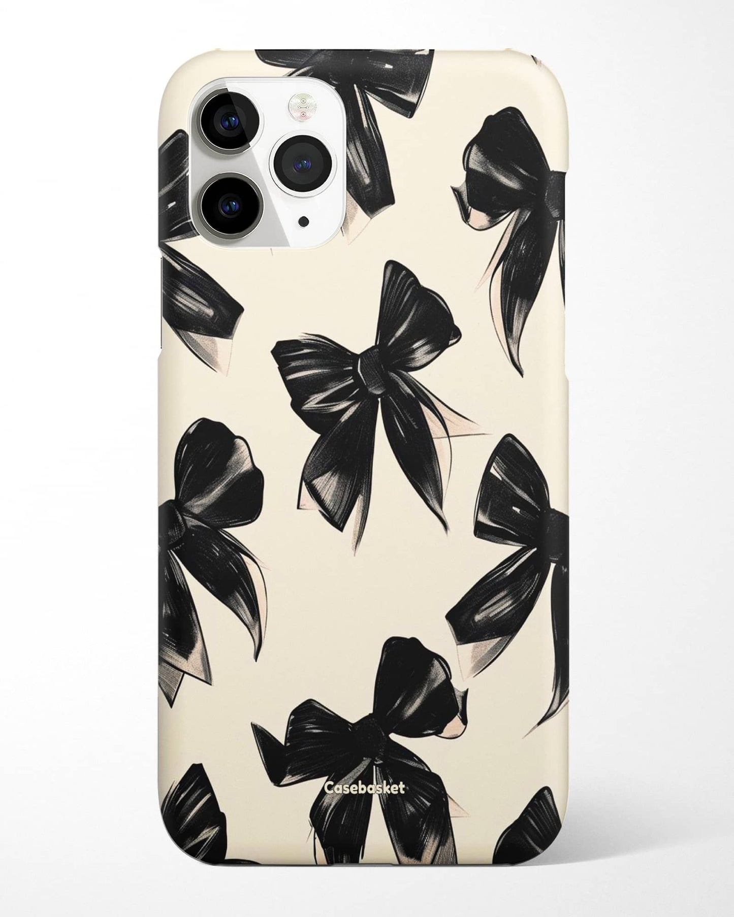 Midnight Bow Elegance Phone Cover