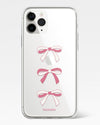 Pink Ribbon Trio Silicone Phone Cover