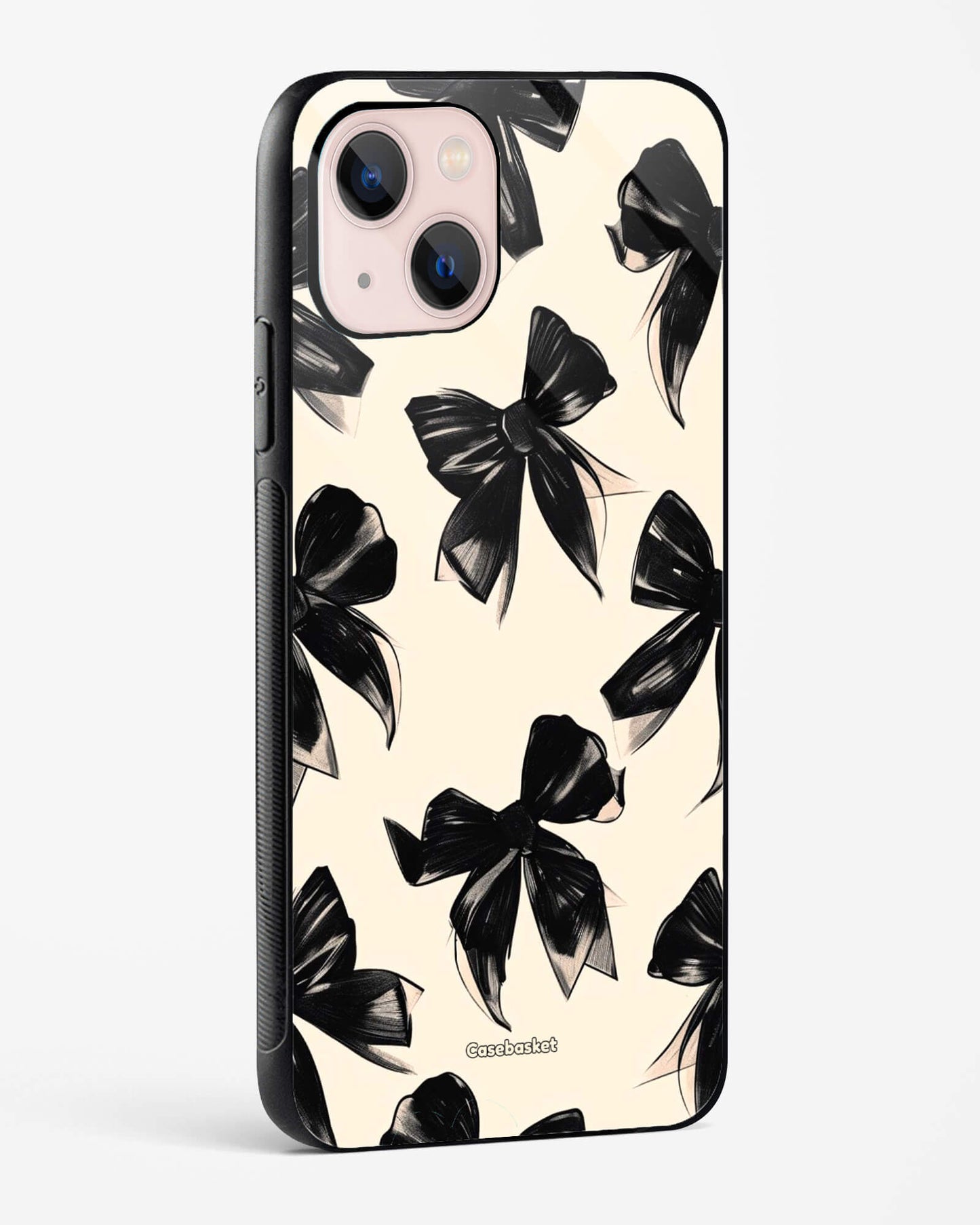 Midnight Bow Elegance Phone Cover