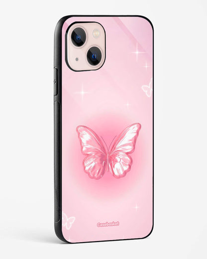 Pink Butterfly Glow Phone Cover