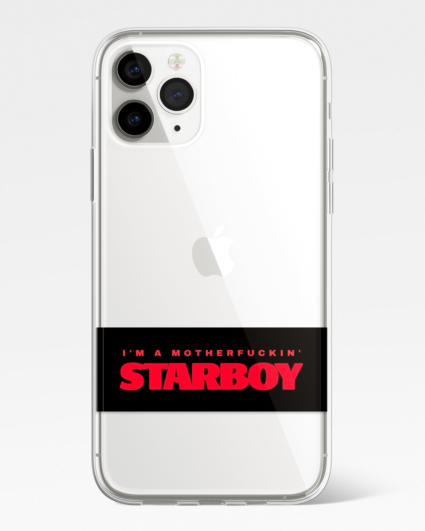 Born to Shine Transparent  Silicone Phone Cover