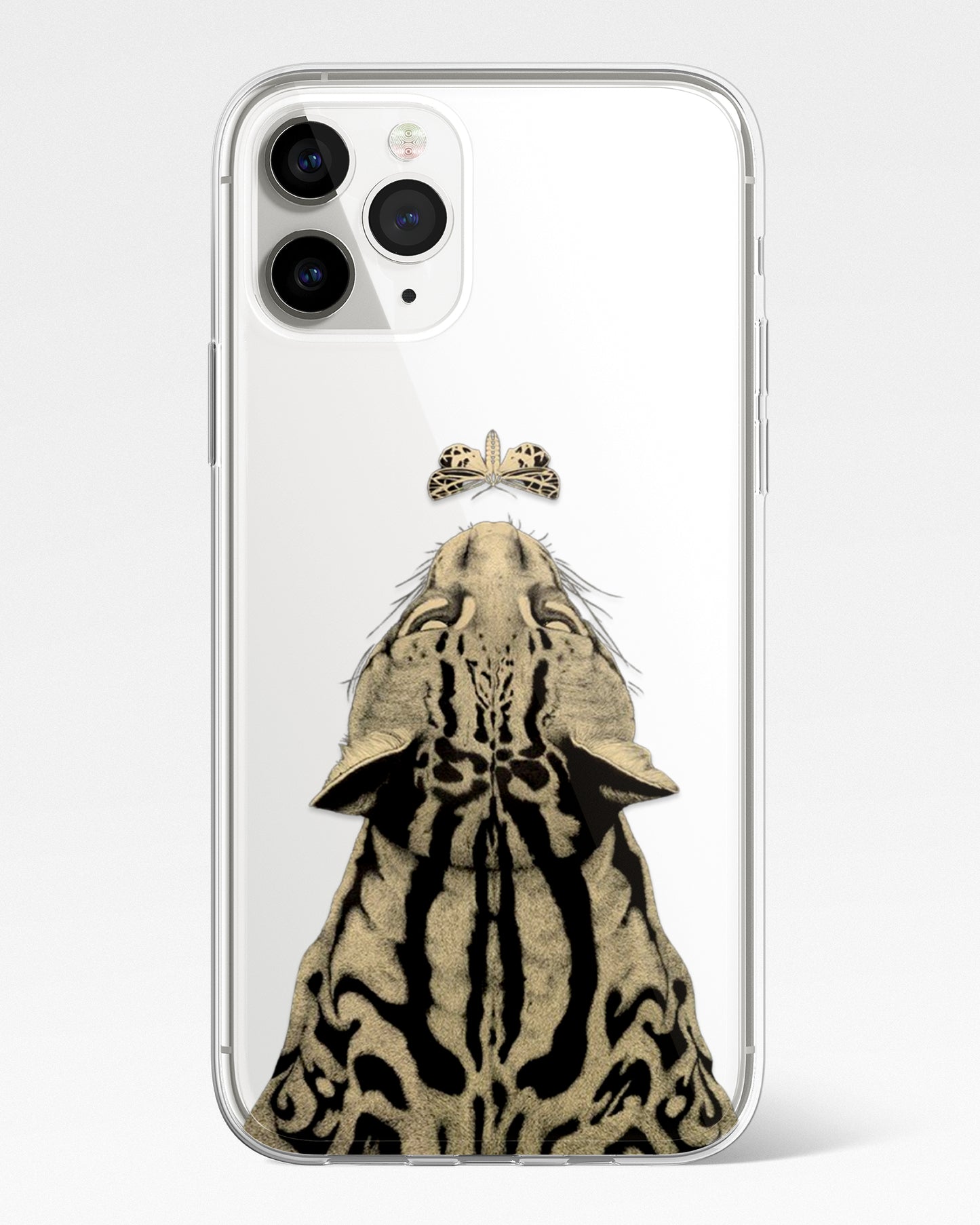 Crowned Instinct Transparent  Silicone Phone Cover
