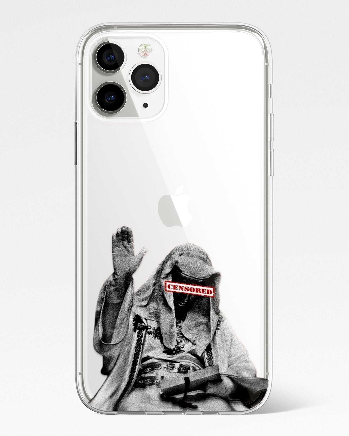Censored Truth Transparent  Silicone Phone Cover