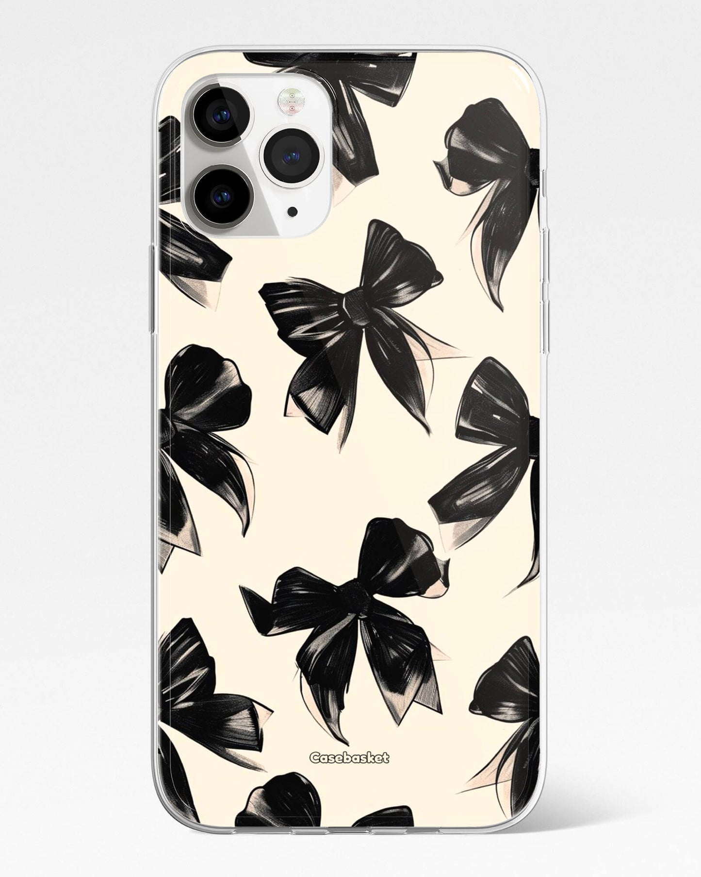 Midnight Bow Elegance Phone Cover