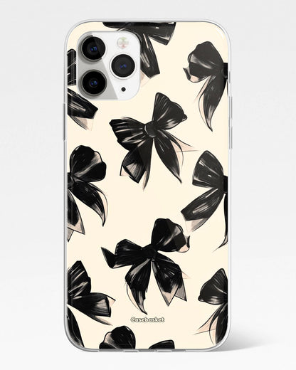 Midnight Bow Elegance Phone Cover