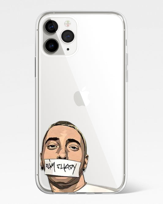 Silenced Shady Transparent  Silicone Phone Cover