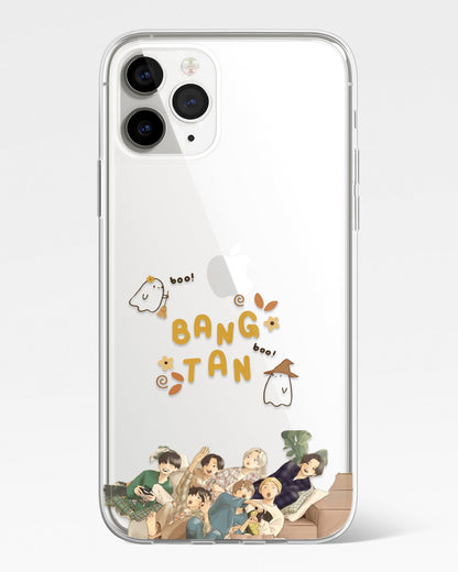 Cozy Boo Bangtan Transparent Phone Cover