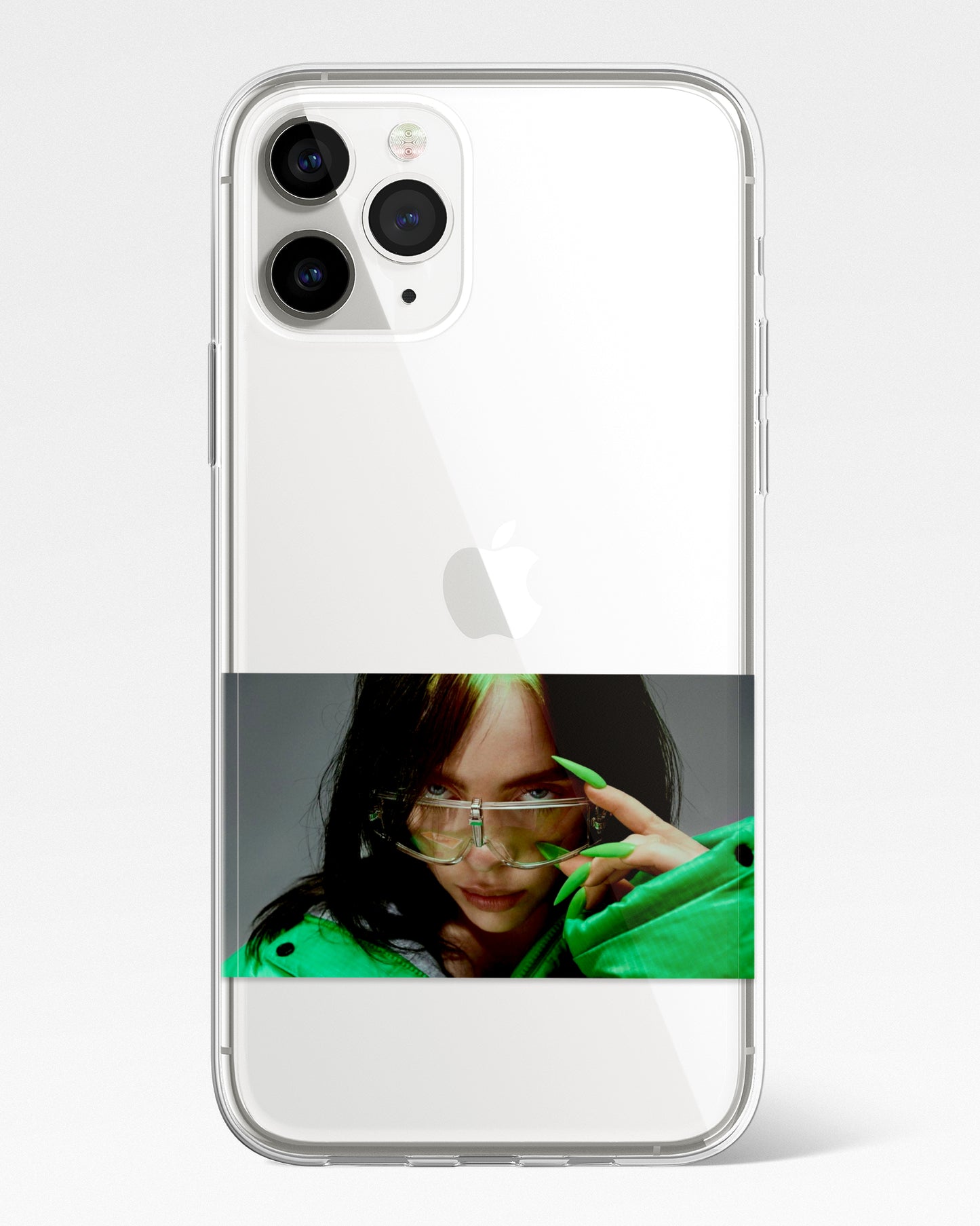 Don’t Blink Transparent  Silicone Phone Cover