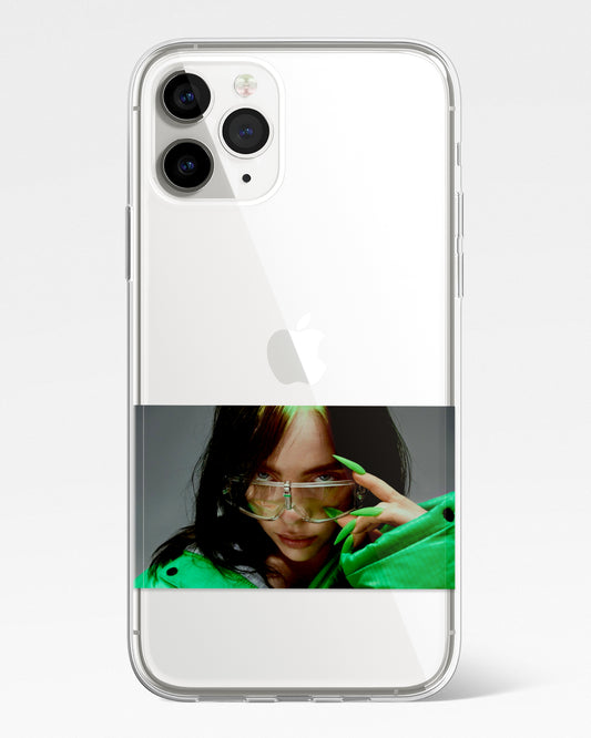 Don’t Blink Transparent  Silicone Phone Cover