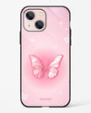 Blush Flutterfly Glossy Phone Cover