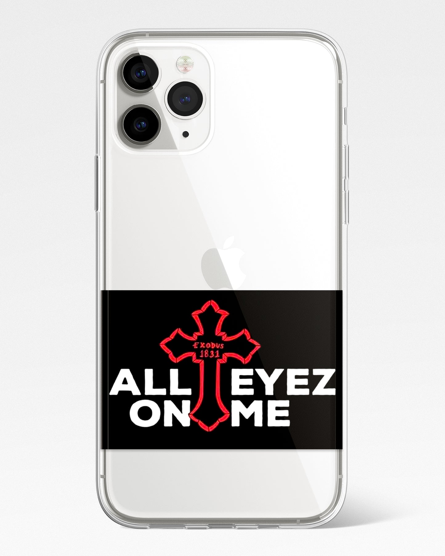 Watch Me Now Transparent Silicone Phone Cover