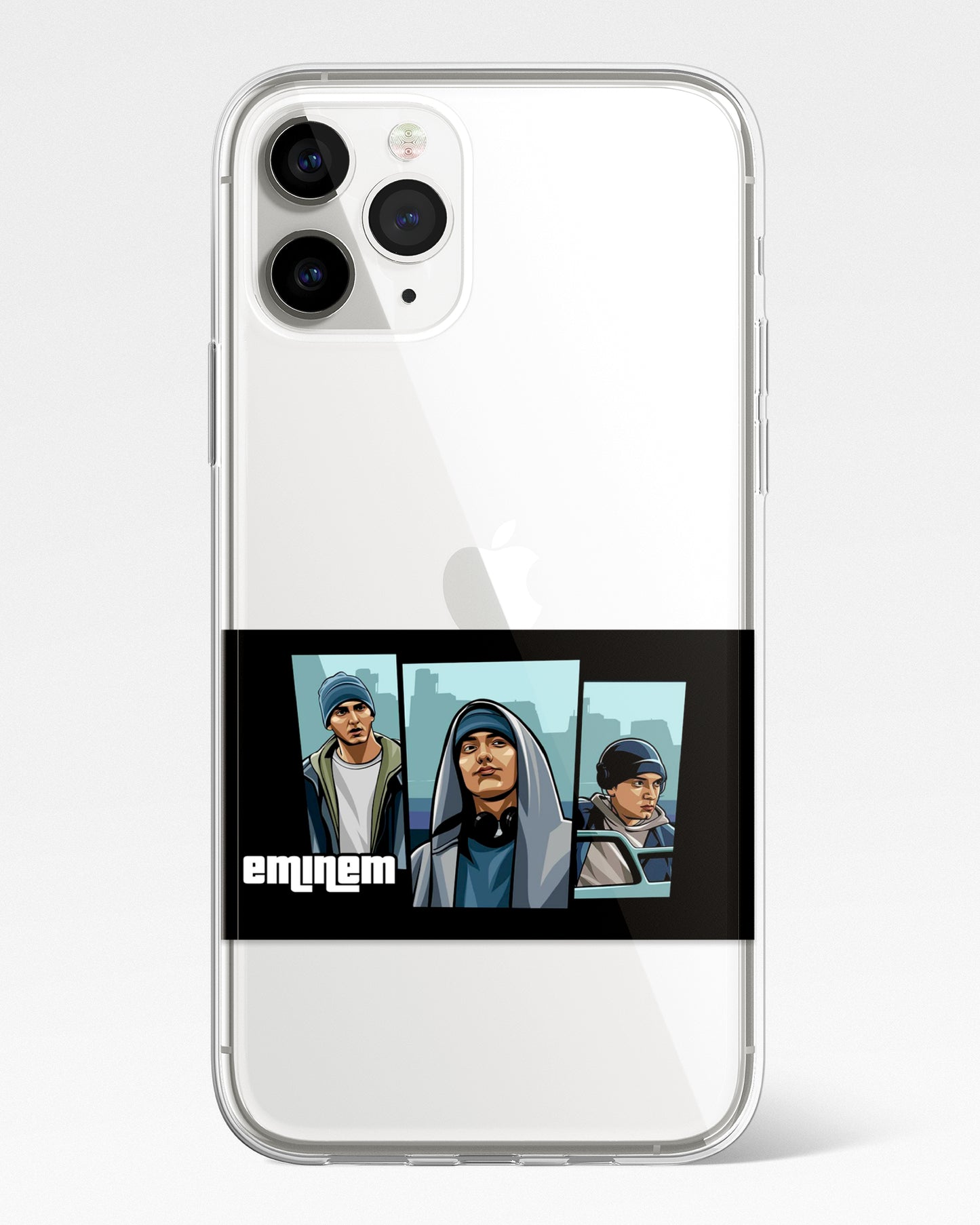 No Apologies Transparent Silicone Phone Cover