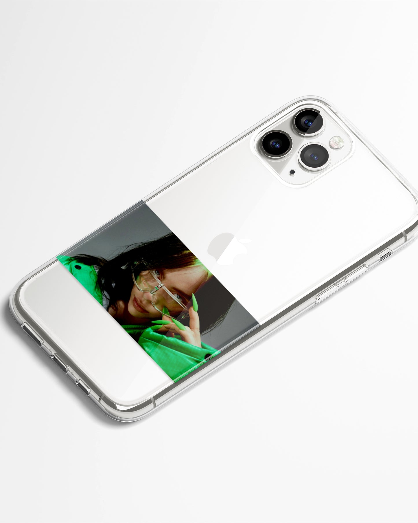 Don’t Blink Transparent  Silicone Phone Cover