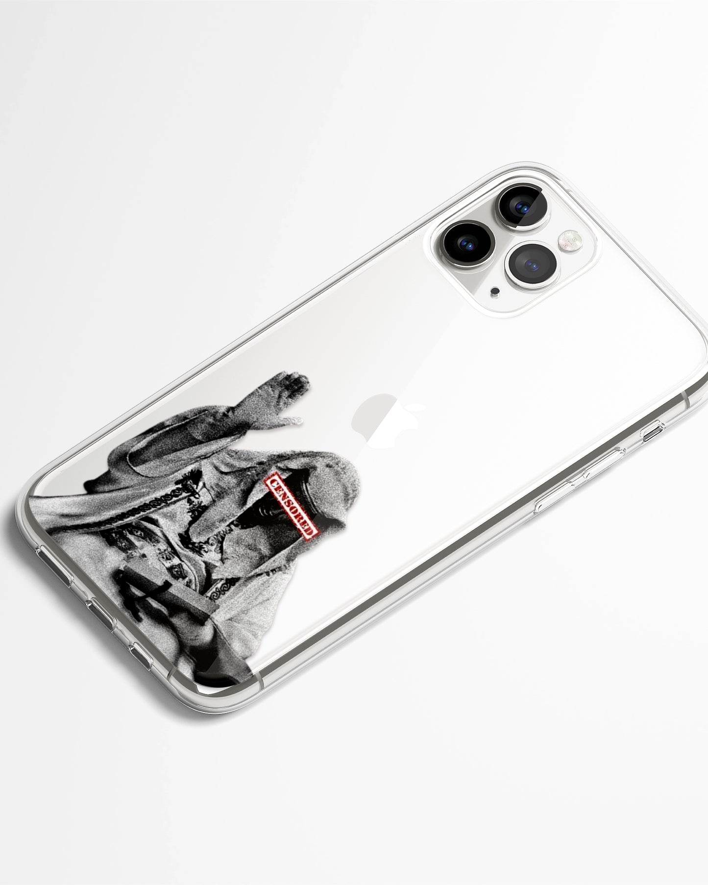 Censored Truth Transparent  Silicone Phone Cover