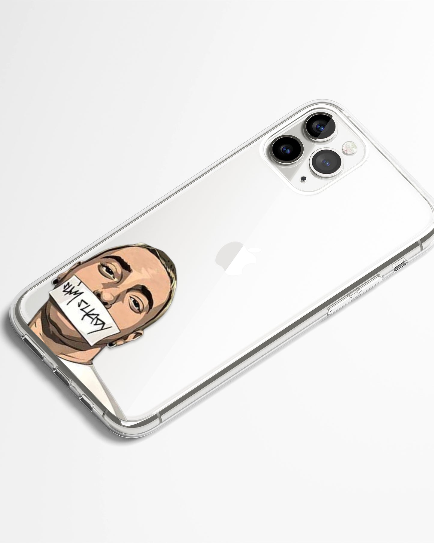 Silenced Shady Transparent  Silicone Phone Cover