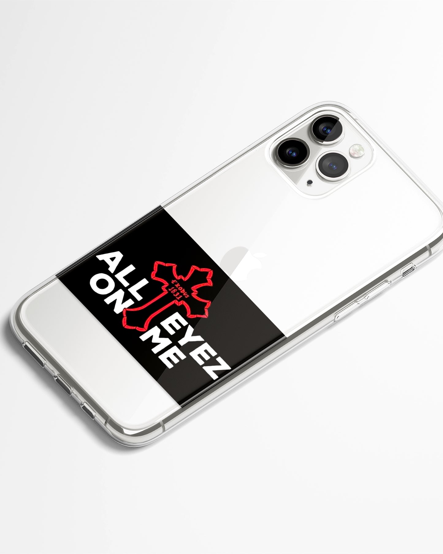 Watch Me Now Transparent Silicone Phone Cover