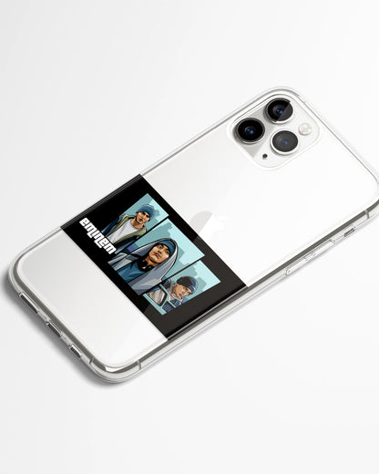 No Apologies Transparent Silicone Phone Cover