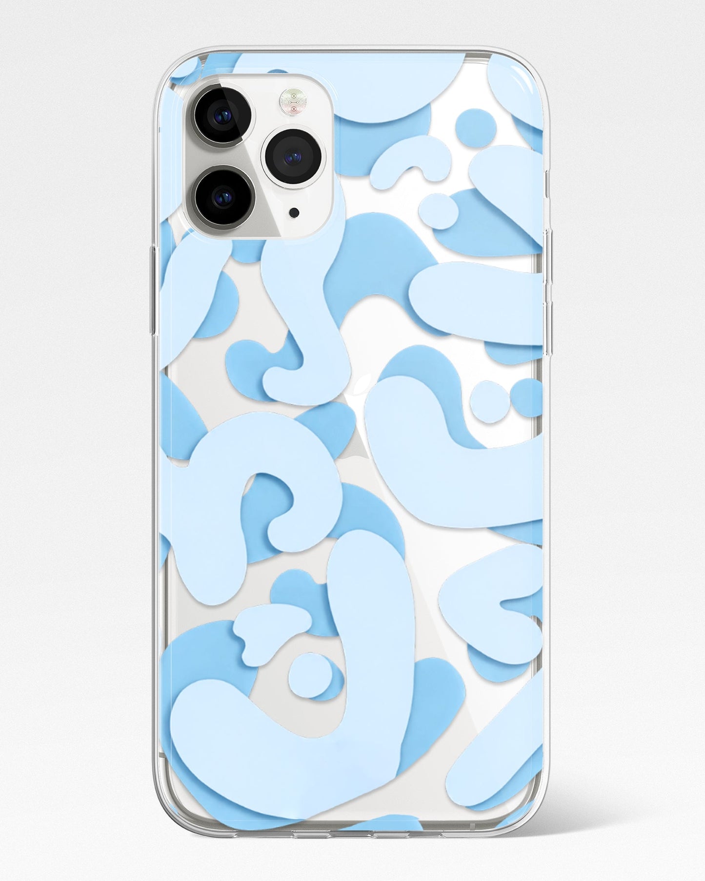 Blue Serenity Transparent Phone Cover
